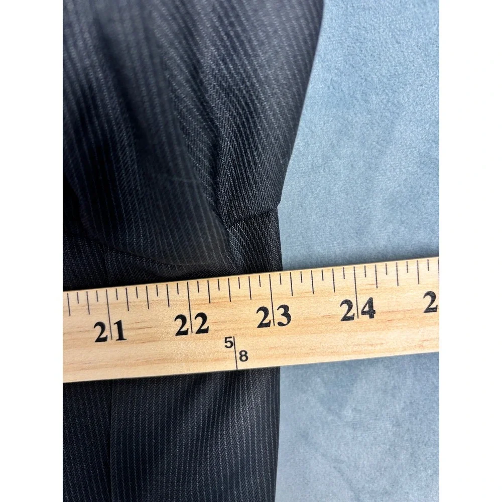 Jos. A. Bank Signature Collection Suit Jacket 46R Dark Navy Fineline Wool Blazer